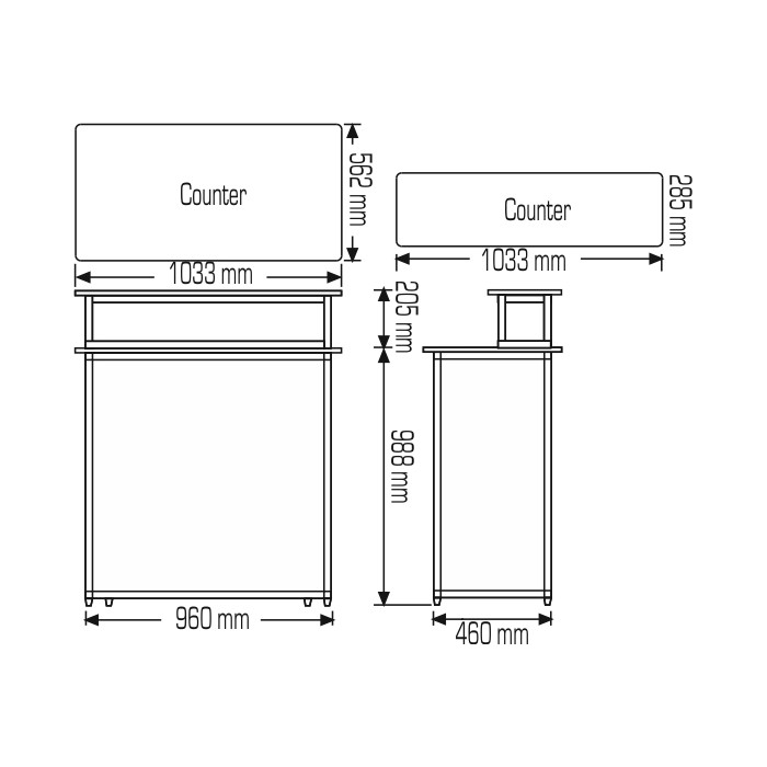 Desk espositore