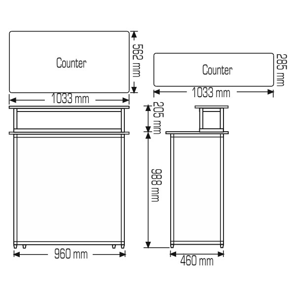 Desk espositore