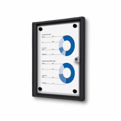 Bacheca nera magnetica da interno vari formati 2