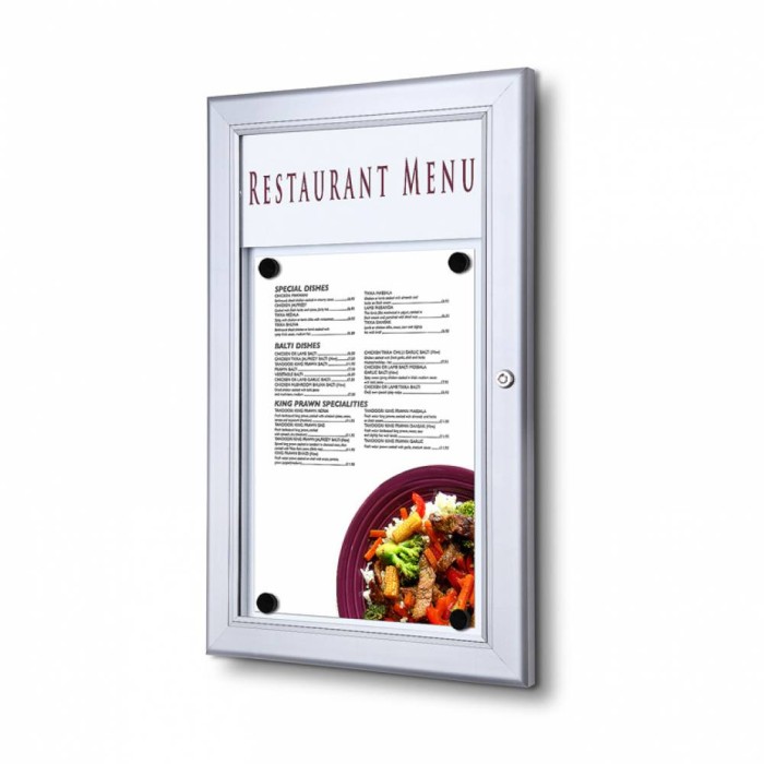 Bacheca Porta Menu Da Esterno