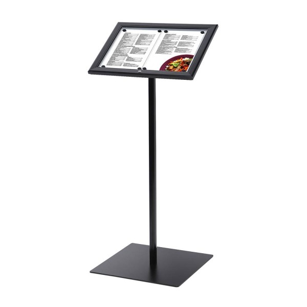 Leggio Porta-menu da esterno nero
