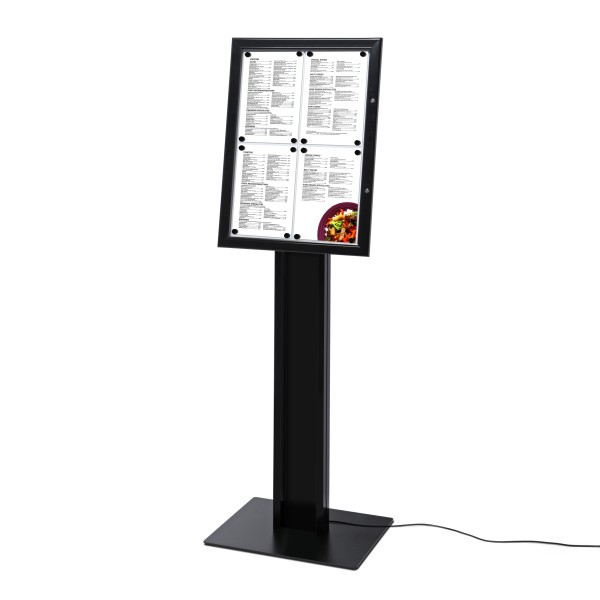 Bacheca Porta-Menu Nera da Terra